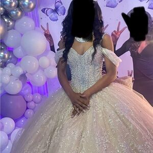 Elegant Beaded Ball Gown